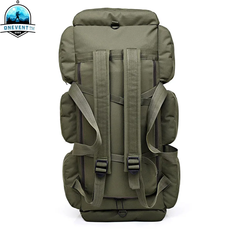 

90L Men Tactical Luggage Bag Super Capacity Mountaineering Bags Waterproof Men Backpack Outdoor Travel Camping Tent Bag