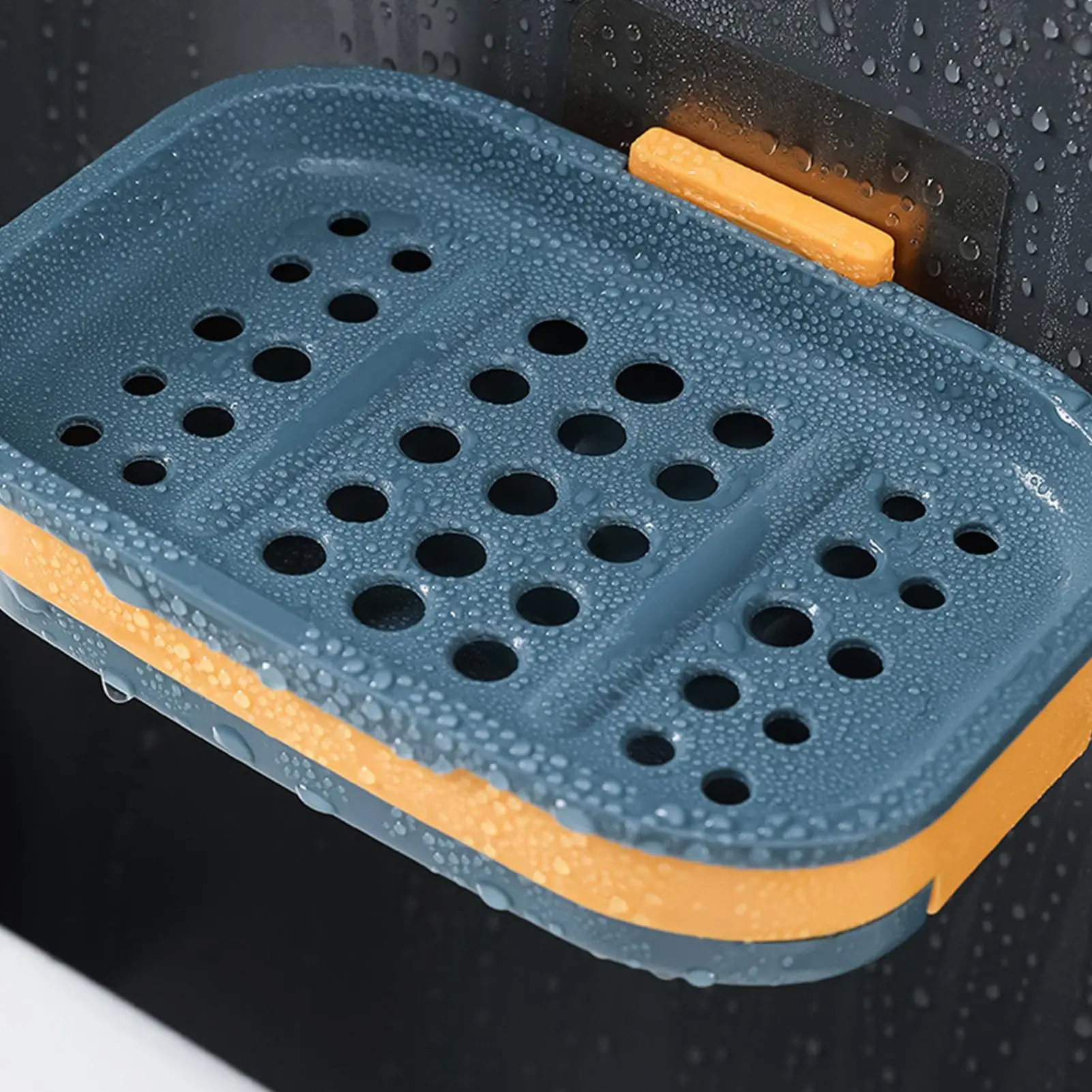 Soap Box Suction Cup Wall-Mounted Creative Draining Rack Hom