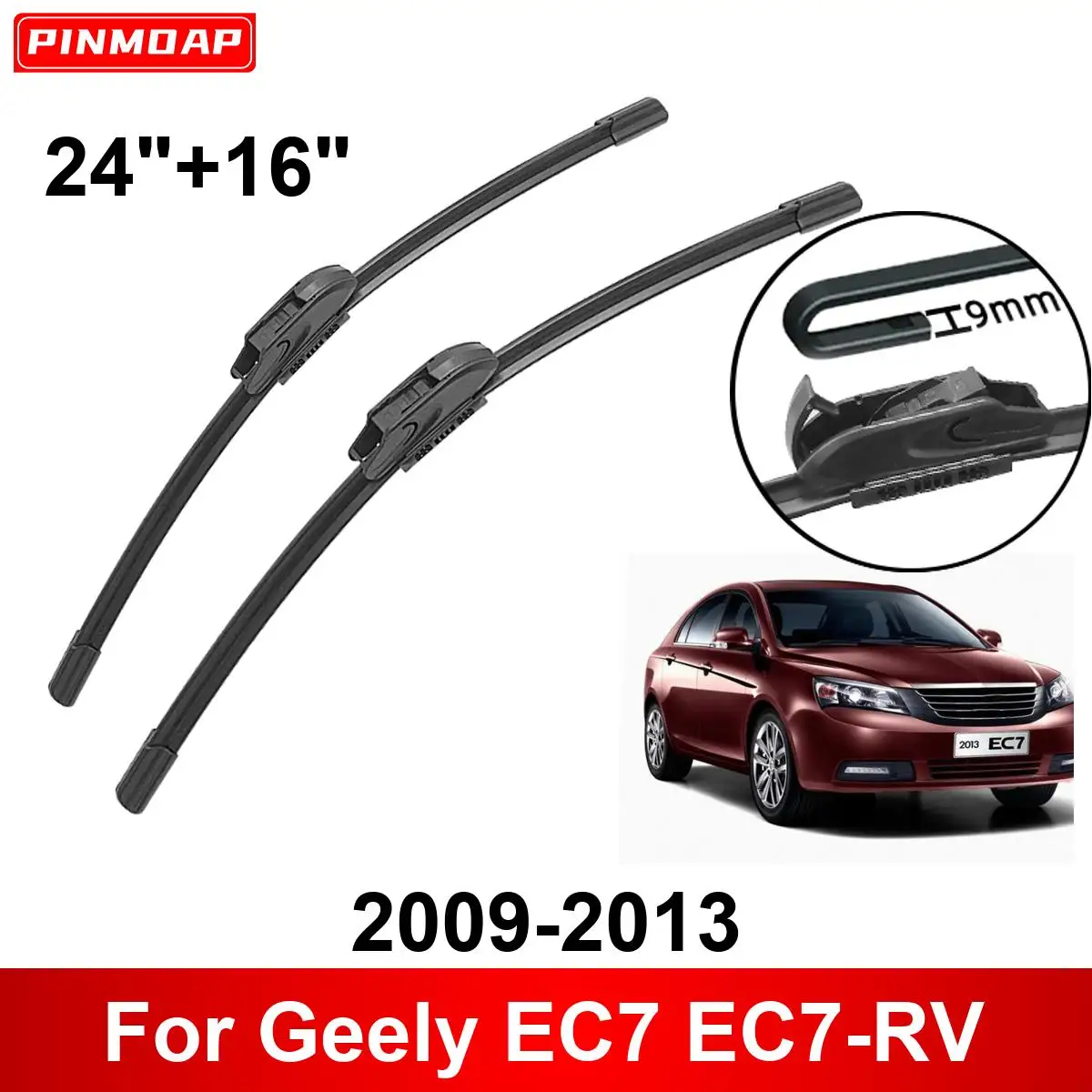 

Автомобильный дворник для Geely EC7 EC7-RV 2009-2013 24 "+ 16" передние и задние щетки стеклоочистителя, аксессуары для резаков 2009 2010 2011 2012 2013