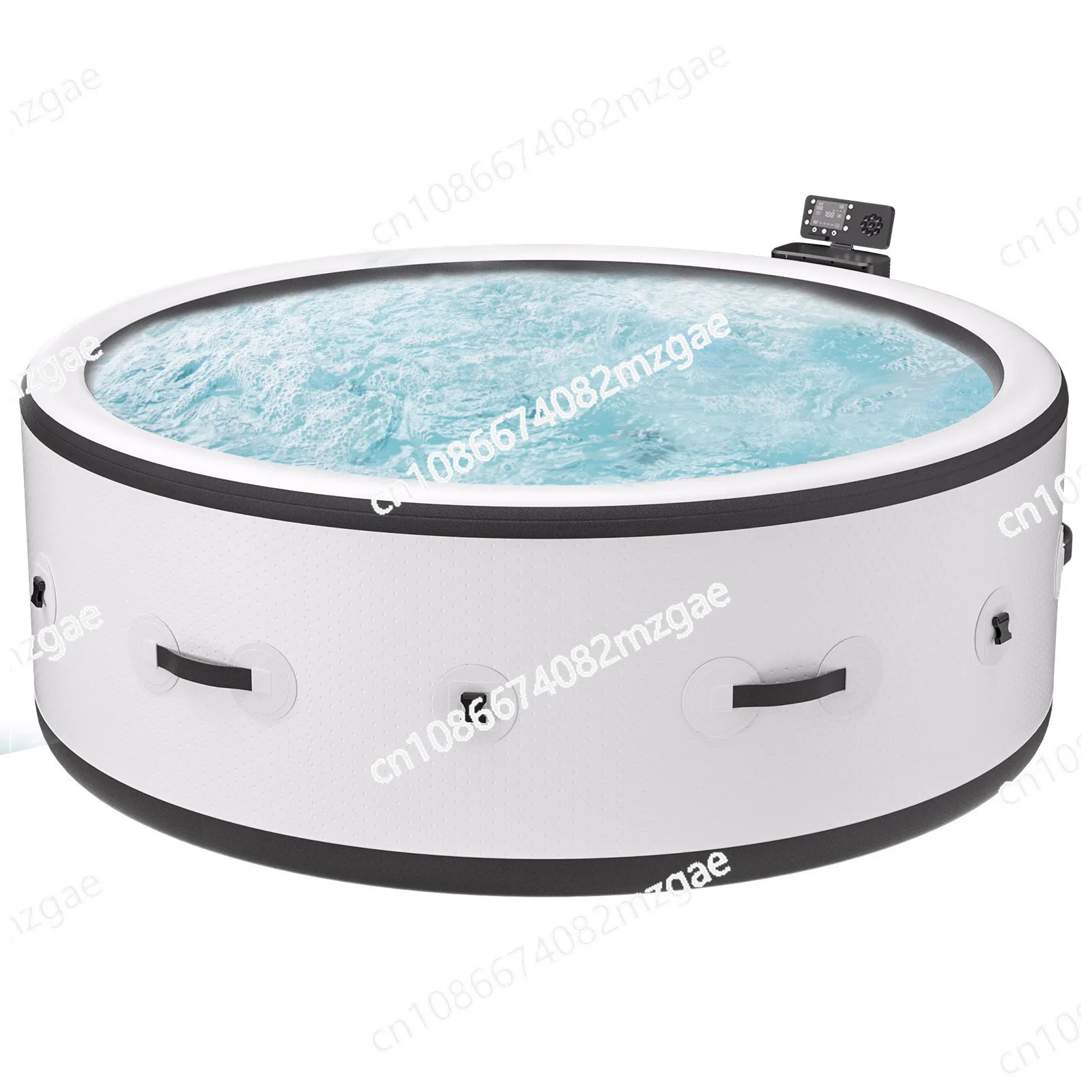 

Inflatable SPA Jacuzzi Pool Automatic Heating Constant Temperature Hot Tub Wave Bubble Massage Pool
