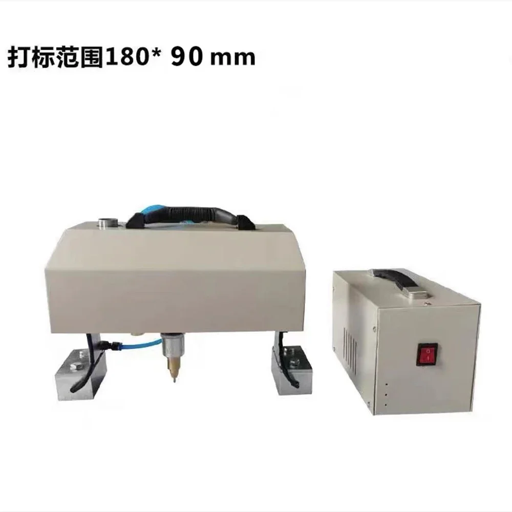 Portable Marking Machine VIN Code 180*90 Pneumatic Metal Dot Peen Marking Machine Plotter Printer Coding Machine