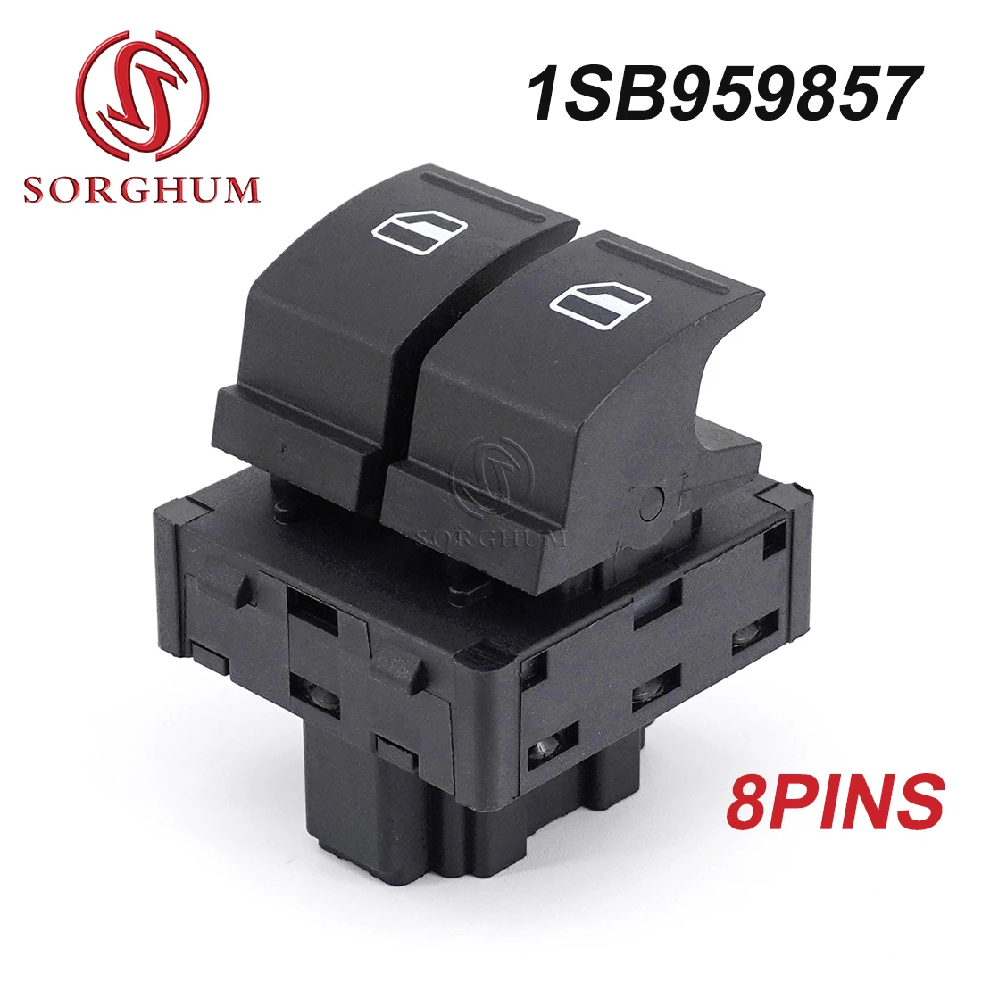 

SORGHUM New Power Window Switch Master Control Button For Volkwagen VW Up E-up Skoda Citigo Seat Mii 2012- 1SB959857 1S B959 857