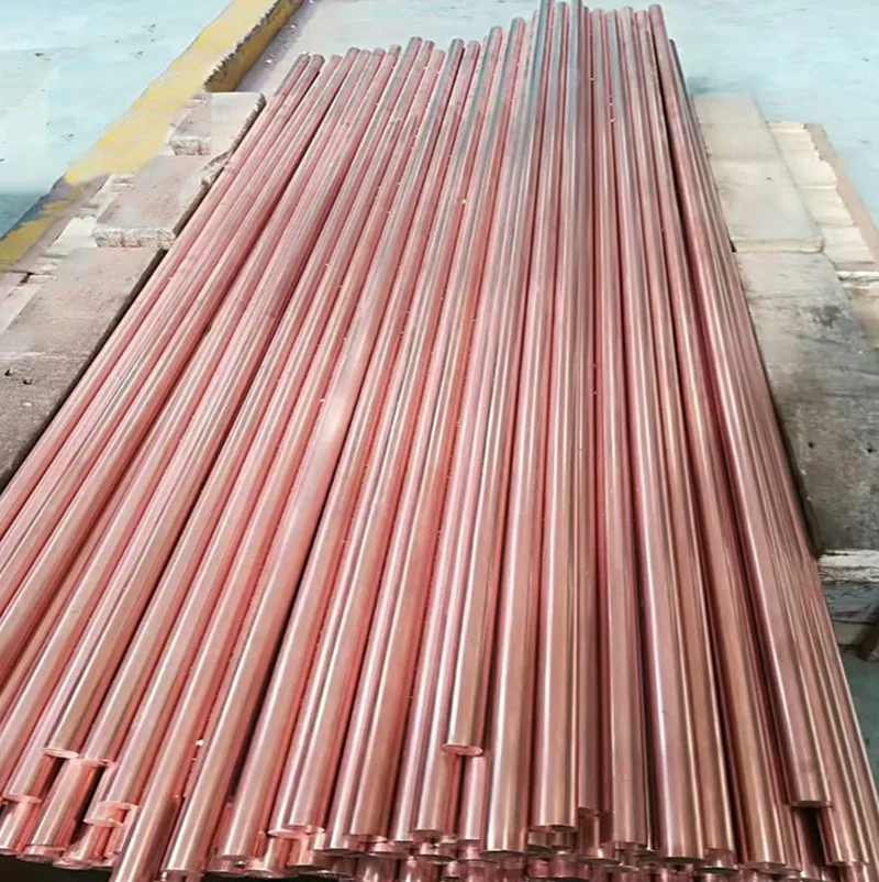 C18150 Chromium Zirconium Copper Rod Diam 10-80mm CuCrZr Stick Electric Welding Electric Soldering CNC Material Length 100-300MM