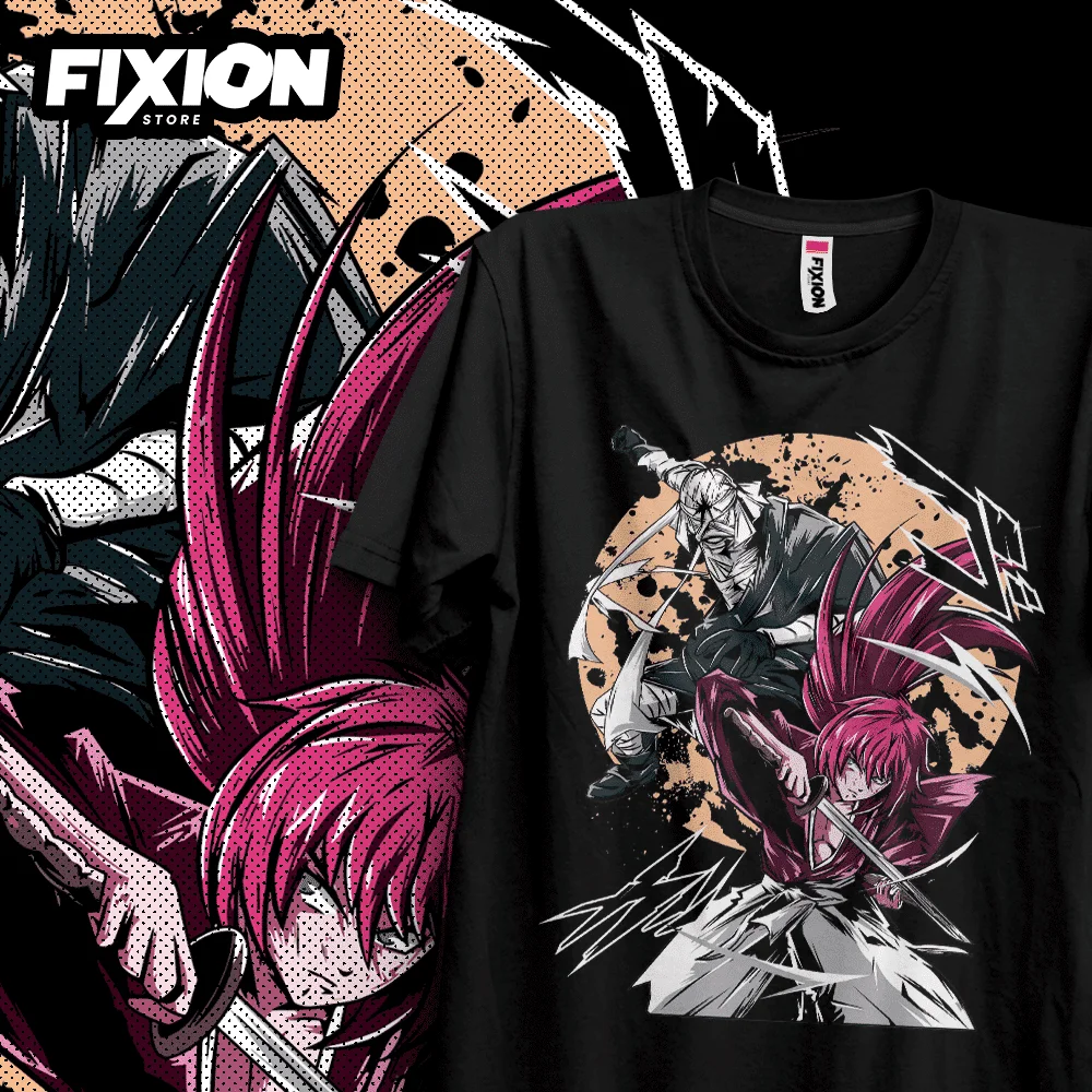 Rurouni Kenshin  JAnime T Shirt Manga Gift For Anime Lover All Size Cotton