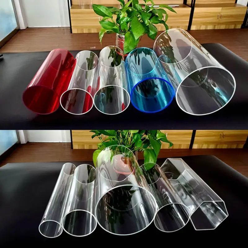 

2pcs Polycarbonate Acrylic Pipe Round Tube 16mm(0.64")ID 20mm(13/16")OD&other Sizes for Lamps and Lanterns,Water Cooling System