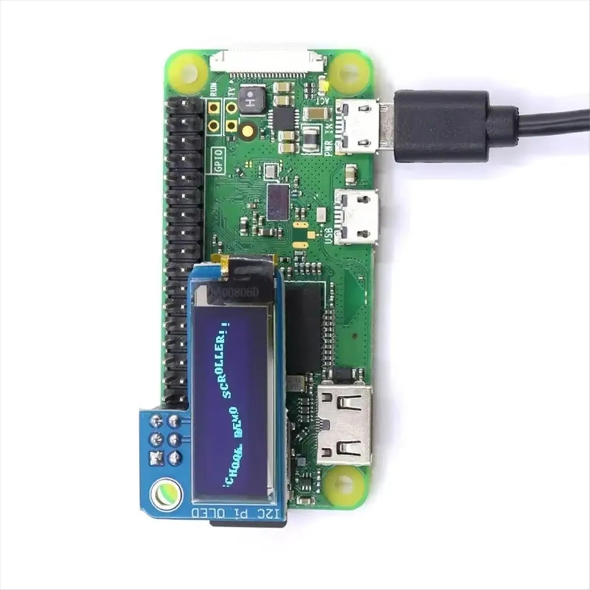 0.91inch OLED 128x32 I2C IIC SSD1306 Blue OLED Display Module CAA