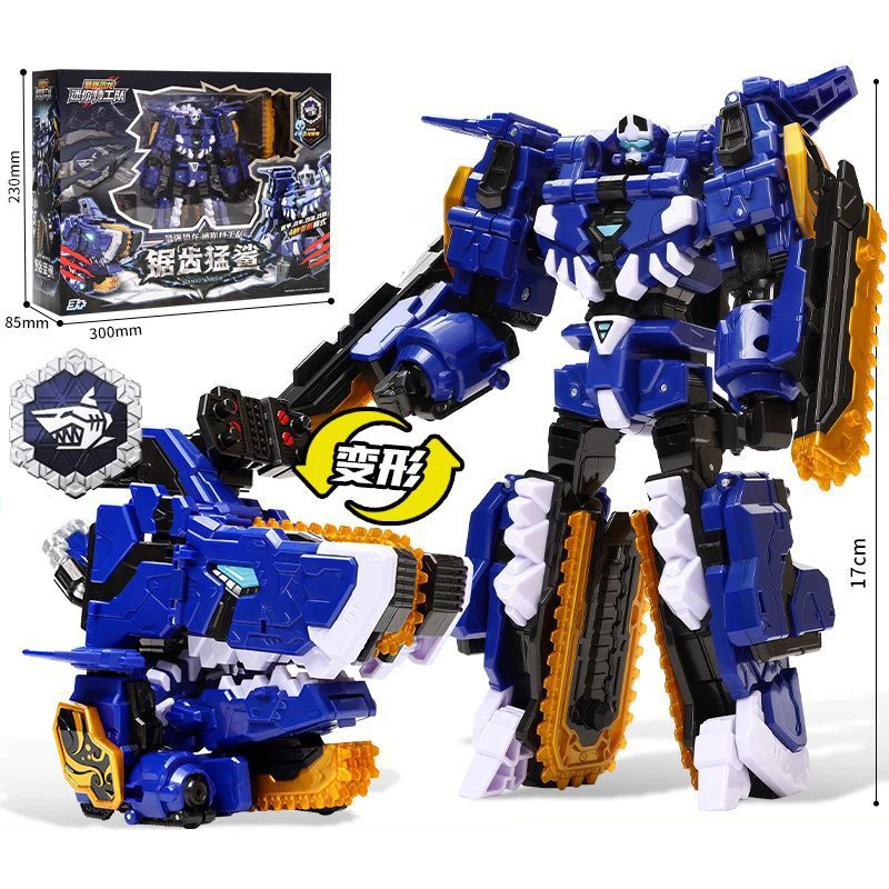 MiniForce Dinoid Warrior Transformation Robot Dinosaur Model BURSTER GIGA Mini Force Deformation Headbot Giganoto Dino Toys