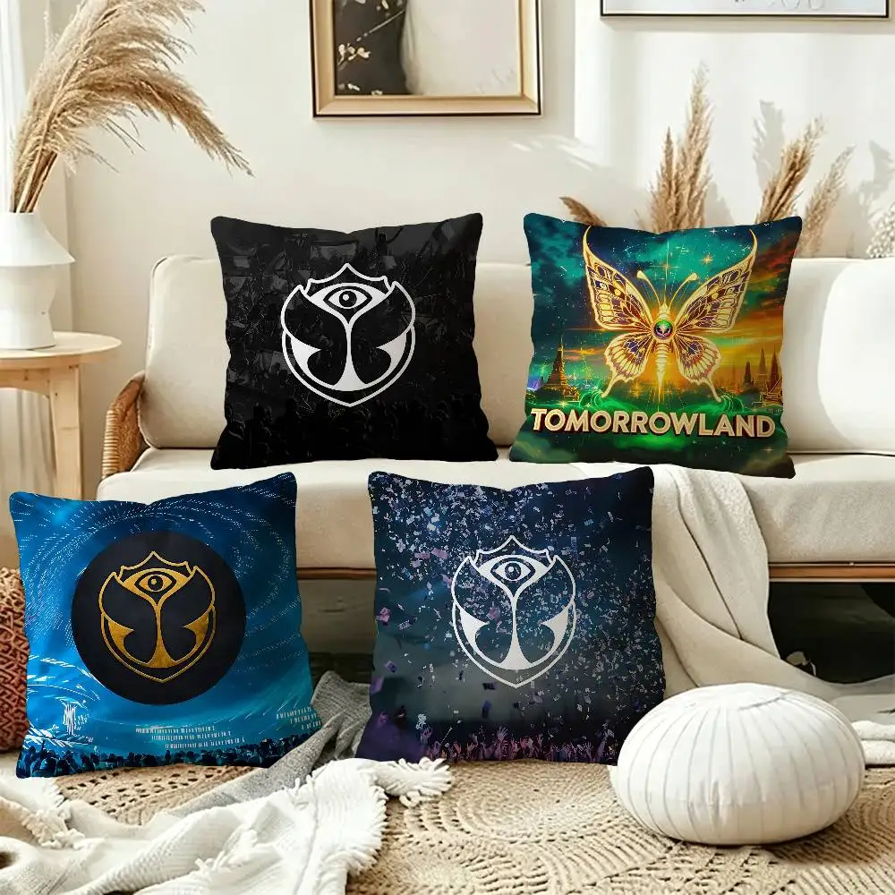 Tomorrowland Cushion Cover Pillow Cover Decor Pillowcase Printed Cushion Case for Couch