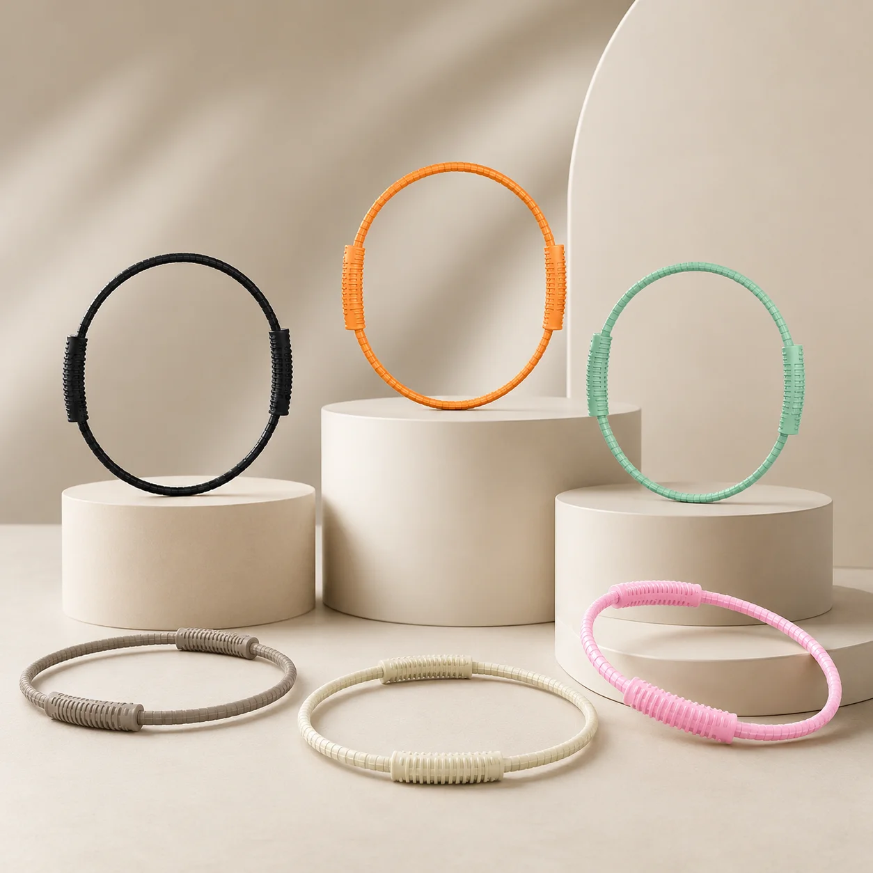 Wholesale 34cm Pilates Magic Circle Silicone Yoga Ring for Hip Lifting Exercise Factory Manufacturer Bulk Supplier