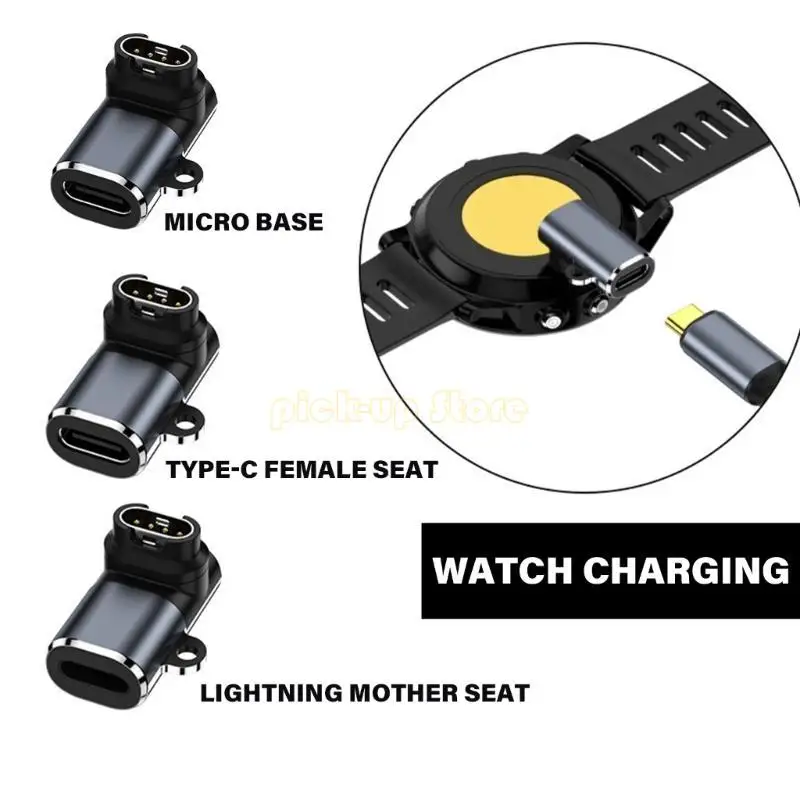 Q5WA Female Type C to Male 4pin Charging Adapter Connector for 7/7X/5S/6/6X