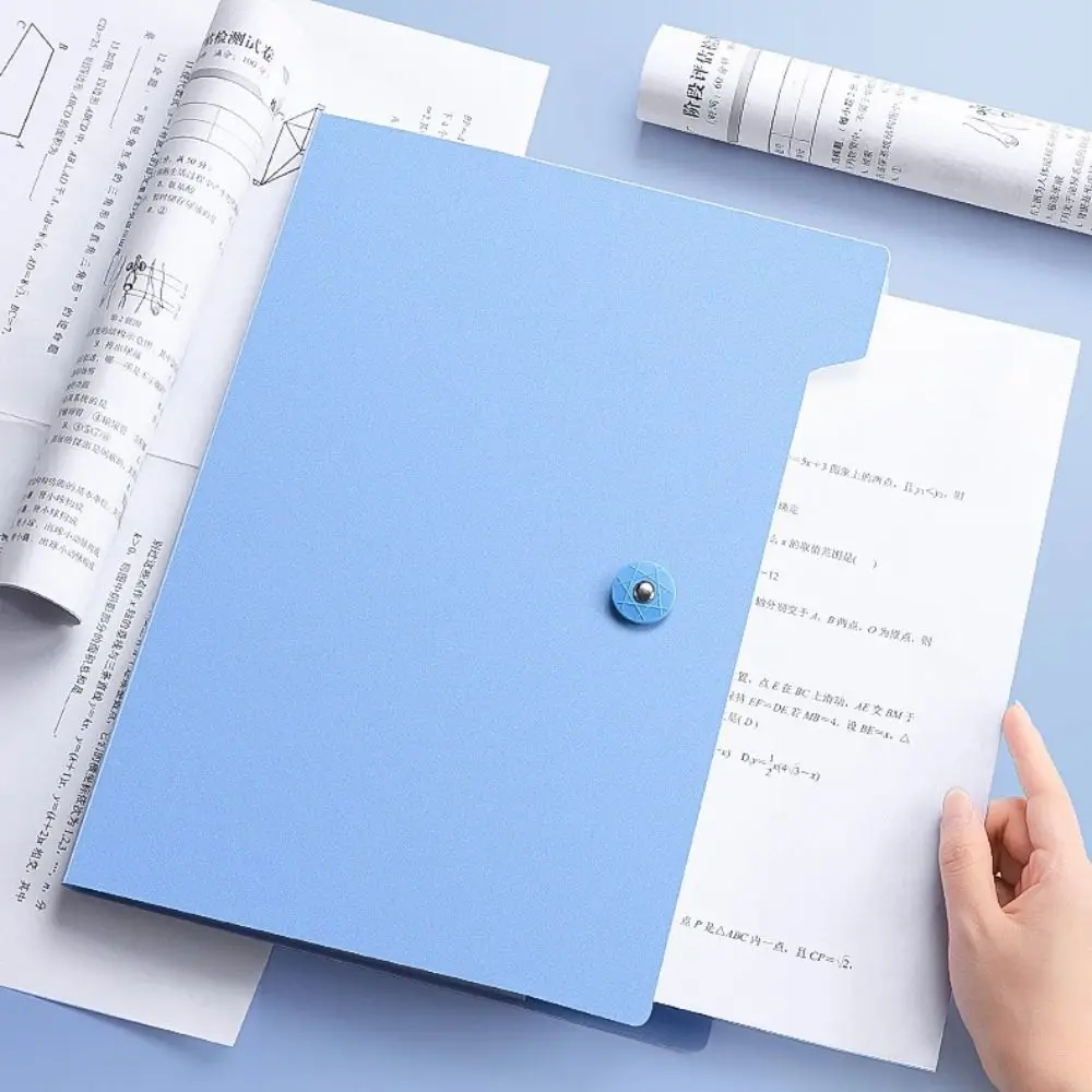 

Waterproof A4 File Folder Test Paper Storage Classified Storage File Organizer PP 4/8/12 Pockets Document Bag School Office