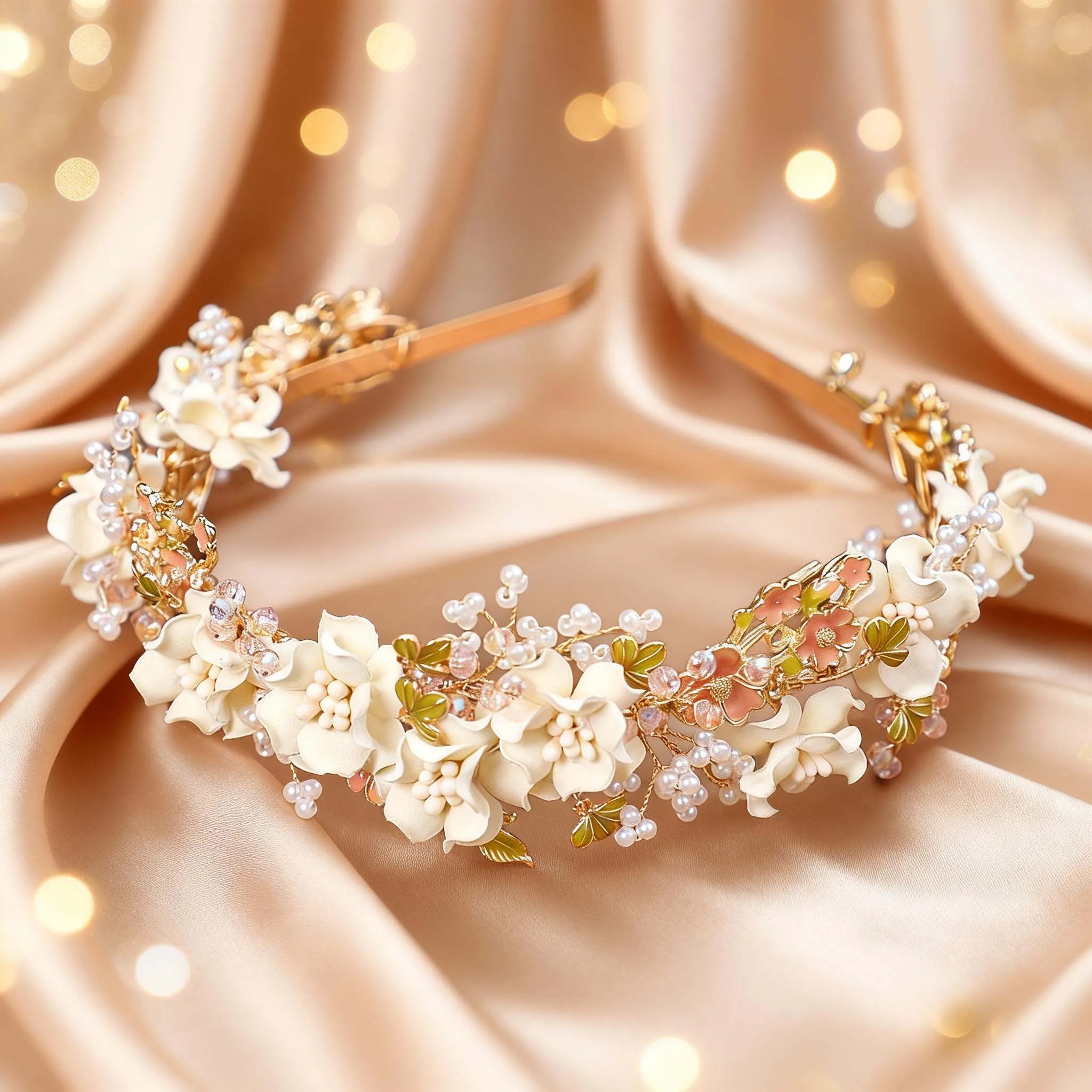

1 piece of simple and elegant simulated alloy headband for brides, suitable for daily dress and outdoor photo shoots as an acces