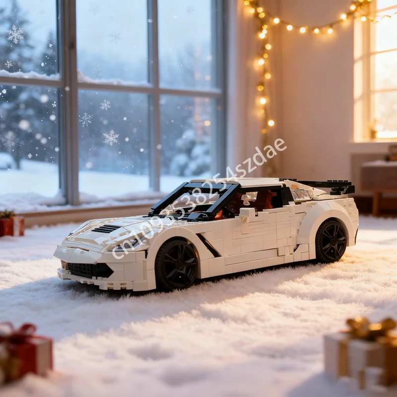 1639 قطعة MOC شيفروليه كورفيت نموذج فريق بناء هدية الكريسماس كتل لعبة العمارة التعليم الإبداعي الطوب الاطفال #1