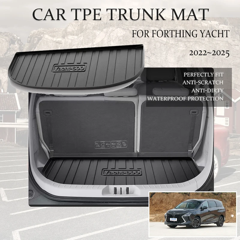 

Car Boot Trunk Mats For Forthing Yacht DFSK Forthing 4 U-Tour 2022~2025 Waterproof Trunk Mat Carpet Storage Pad Auto Accessories