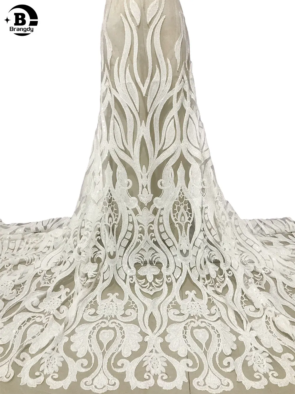 

Luxury African sequin lace fabric High quality lace French tulle lace fabric Nigerian lace fabric Wedding J22021