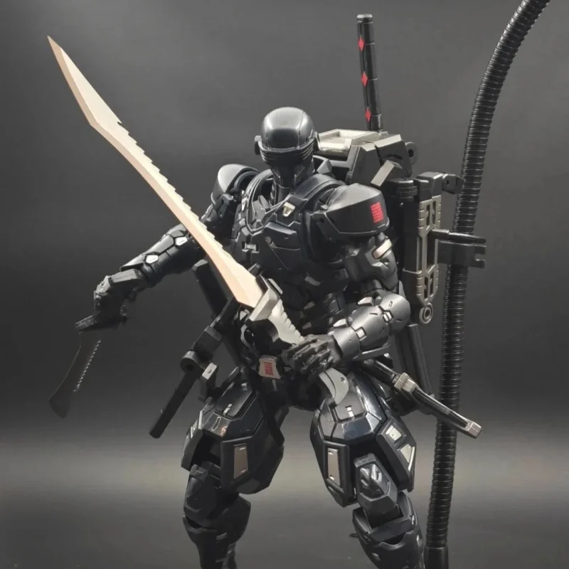 

Original Sc001 Super Power Black Fighter Finished Action Figure Human-Machine Snake Eye Collection Decorations Toy Gifts Model