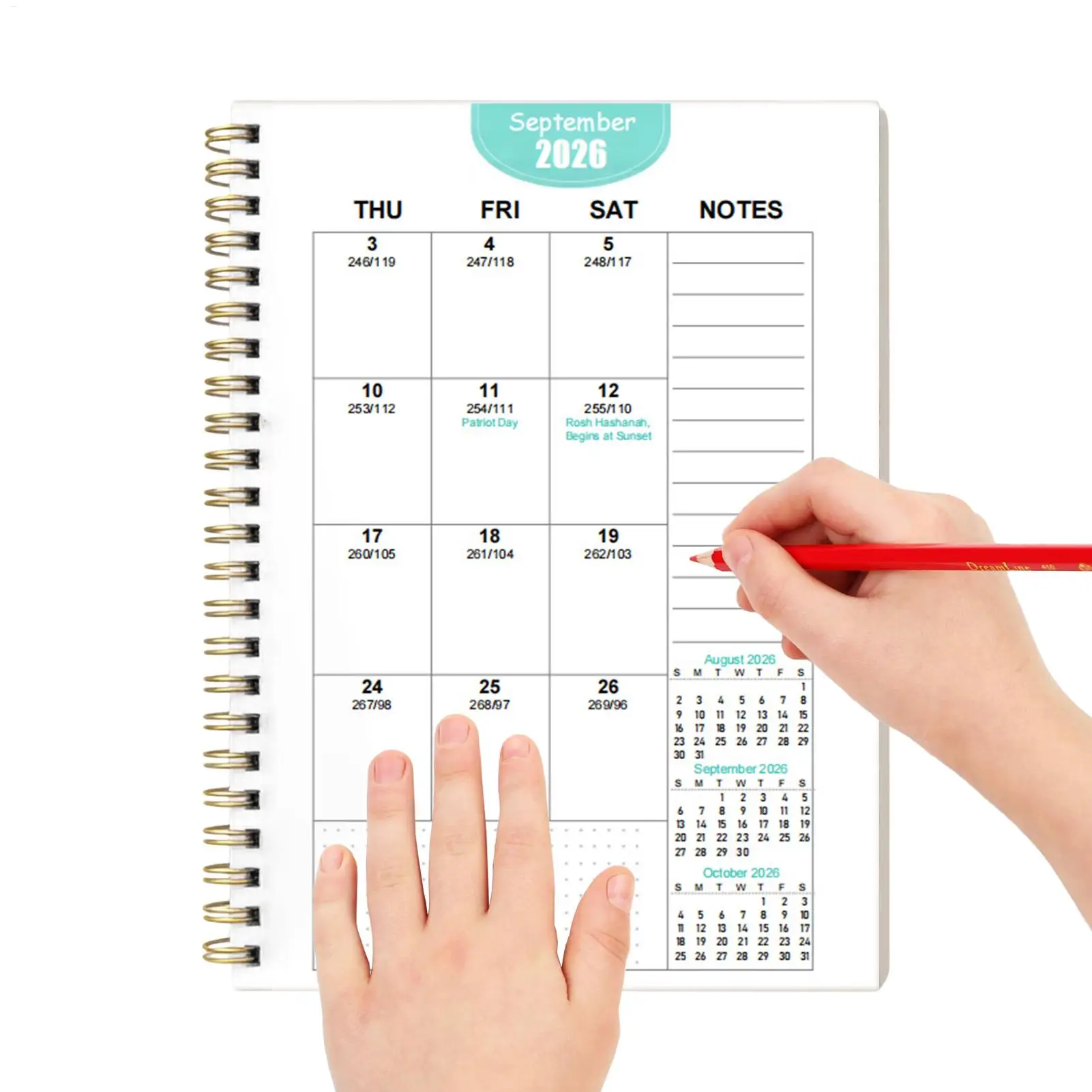 Monthly Planner 2026-2030 5 Year Spiral Bound 60 Months Schedule Book for Classroom Office School Holiday Projects Appointment