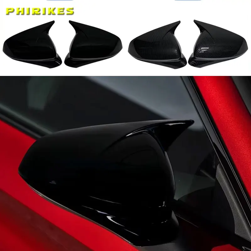 Left, Right Side Mirror Covers Car Accessories Rearview Mirror Cover Trim Fit For Seat Leon MK4 Cupra 2020 2021 2022 2023 2024