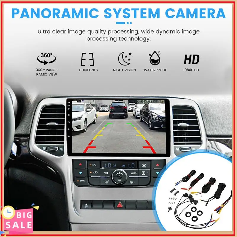 

Exclusive Car 360° Panoramic System Camera For Android Multimedia Screen, Android Multimedia System Car 360 Camera 3D1080p