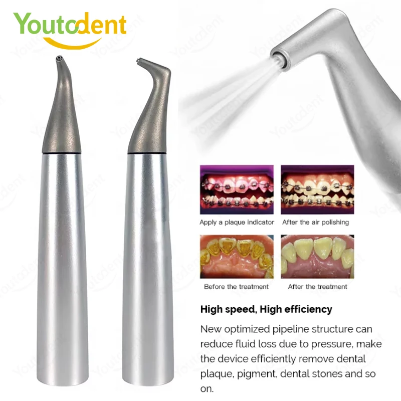 Dental Air Polisher Supragingival/Subgingival Handpiece Compatible EMS FX AIRFLOW S1 S2 MASTER OIEZON PERIO-FLOW Prophy Nozzle
