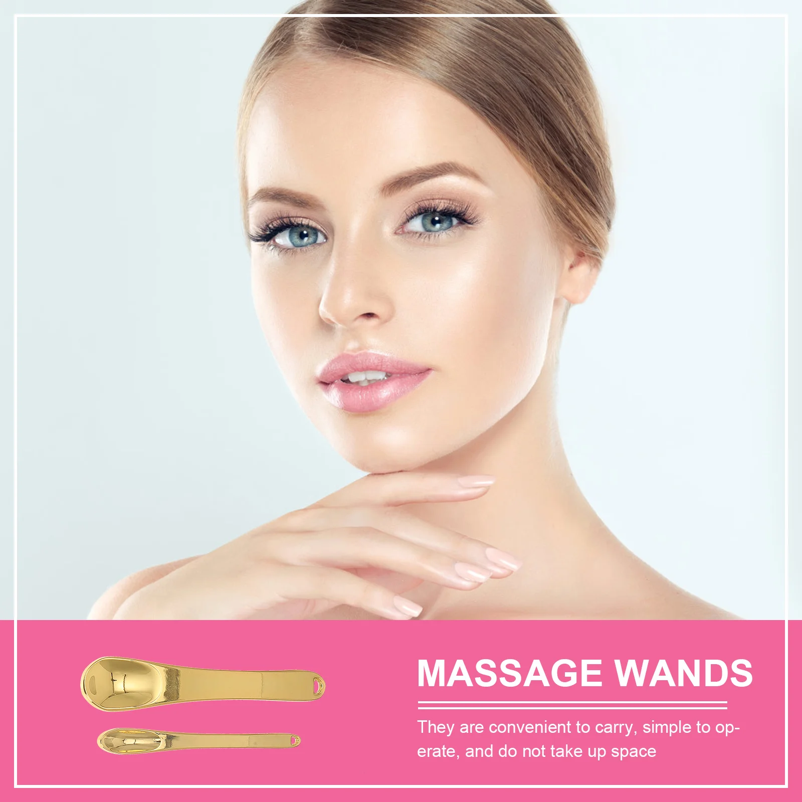 4Pcs Augen Creme Scoop Poliert Auge Massage Stick für Make-Up Gesichts Maske Werkzeug Schönheit Pflege Schönheit Make-Up Stick