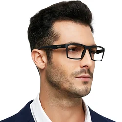 Men's Prescription Eyelasses Frame Optical Anti Blue Light Glasses TR90 Photochromic Sunglasses For Men Fashion Sun Shade Frame