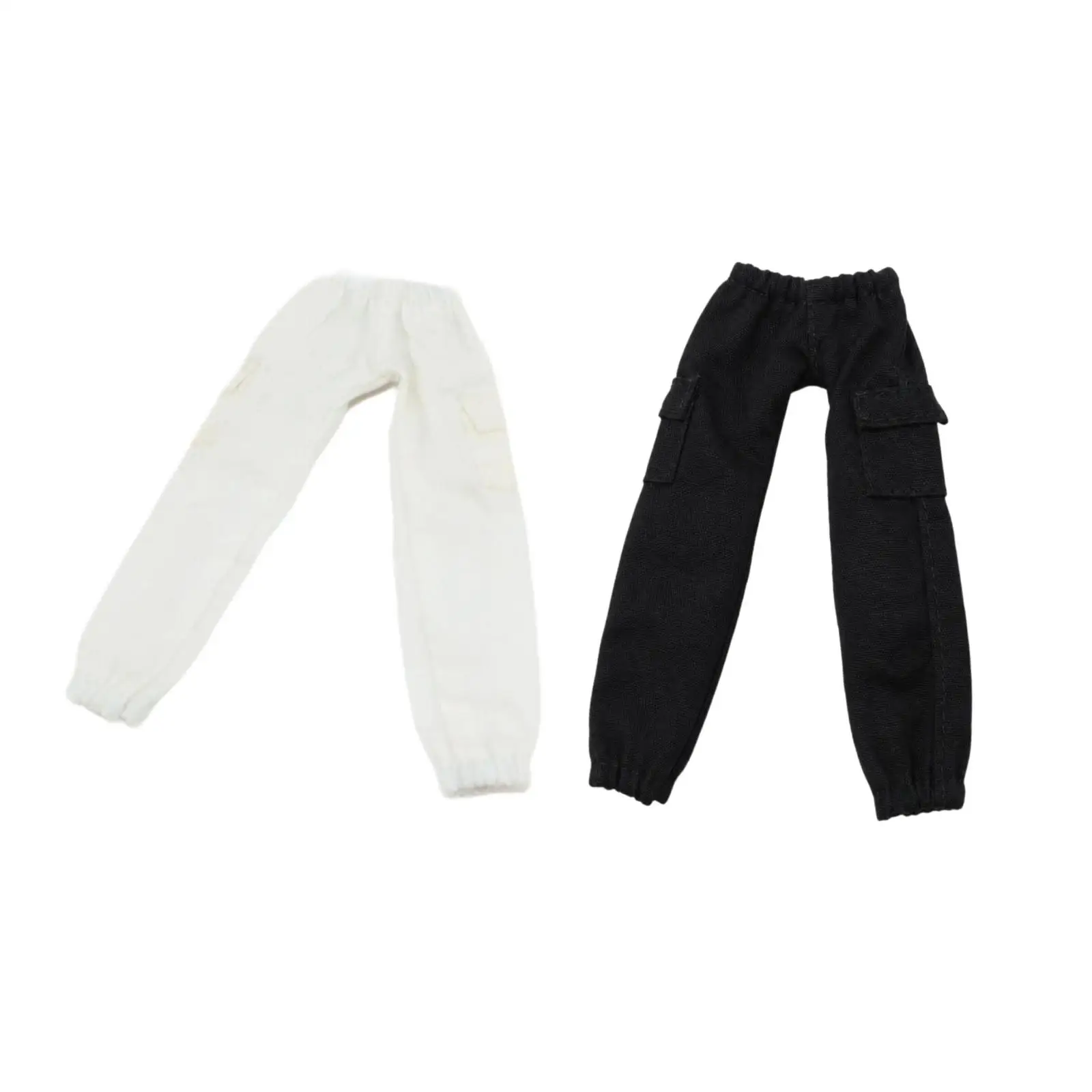 Miniature Dolls Pants 1 12 Scale Action Figure Clothes Male Trousers Cargo Pants for Model Toy Art Mannequin Outfit