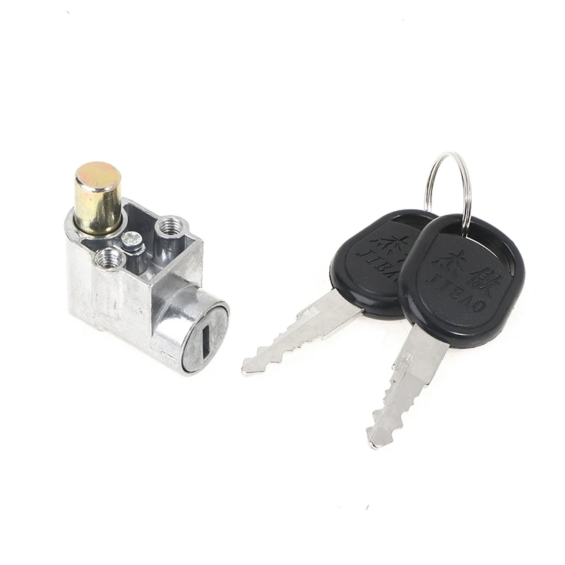 Ignition Lock Battery Pack Box Lock + 2 Keys For Motorcycle Scooter E-bike