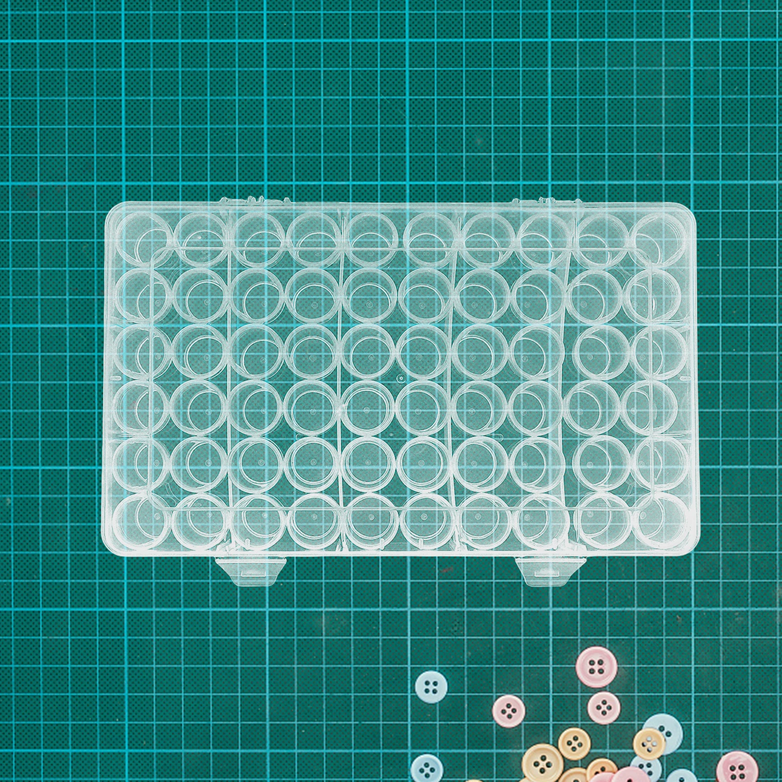 

60 Slots Seed Storage Box Plastic Bead Organizer Containers Accessories Transparent Craft