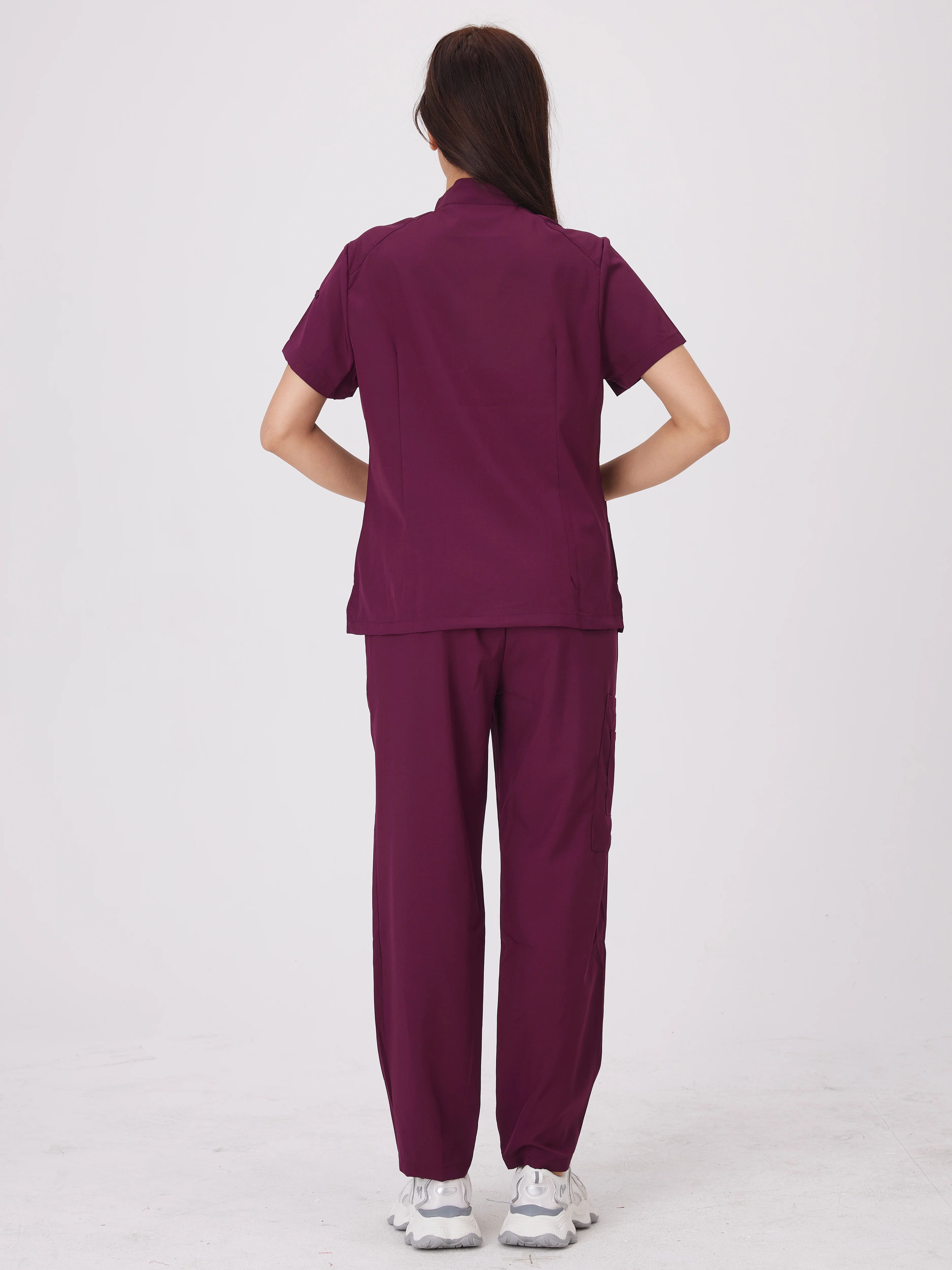 고급 병원 치과 진료소 간호사 유니폼, 수술실 미용실, 유행 의료 작업복 세트, 의사 및 간호사