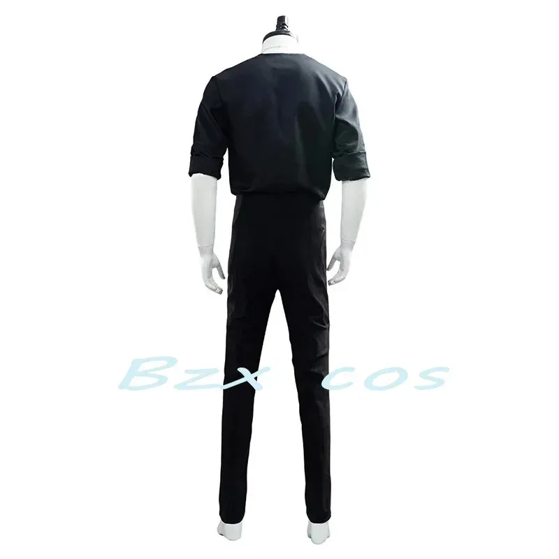 جديد ★   تلفزيون جيرالت أوف ريفيا تأثيري لباس غير رسمي قميص الرجال بدلة سوداء هالوين كرنفال زي مخصص NX9479 ★   2025 تشي ☆