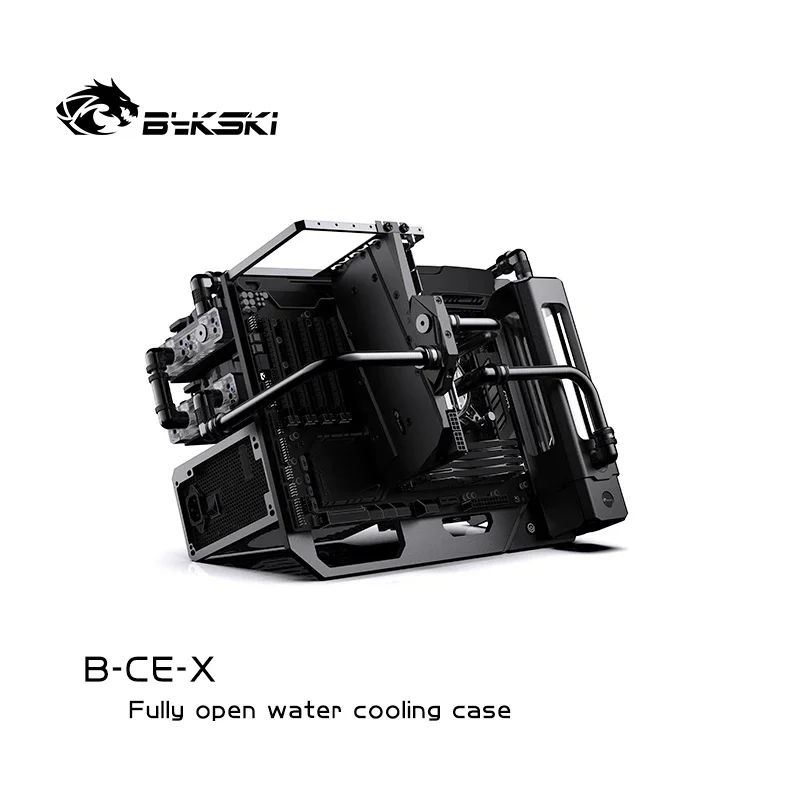 Granzon Open Frame Chassis Distro Plate Water Cooling Computer Case Vertical Horizontal, DIY Display B-CE-X