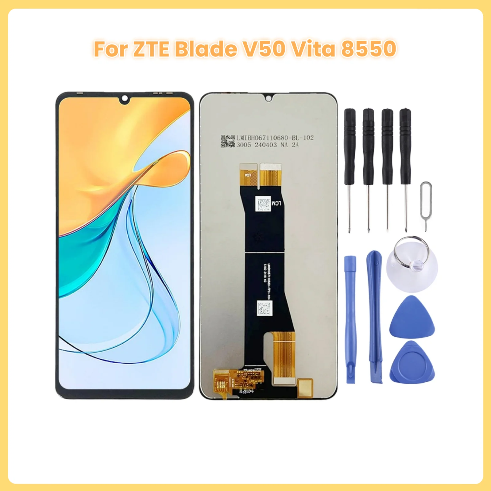 

ЖК-экран для ZTE Blade V50 Vita 8550 с дигитайзером, полная сборка, дисплей телефона, запасные части для ремонта