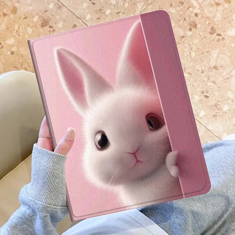 Panda Rabbit Cartoon Cute Art For Samsung Galaxy Tab A7 A A8 A9 A11 S6 S11 10.1 10.4 10.5 Inch Lite PLus Soft Tablet Case Gift