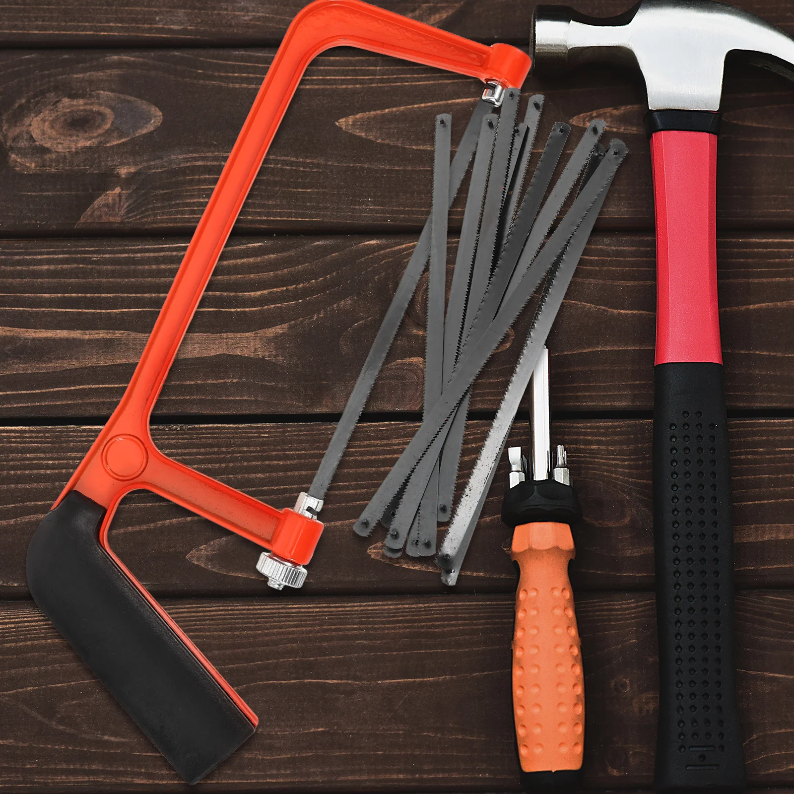 1 set Mini Saw Portable Wood Cutting Bow Saw Ergonomic Handle Adjustable Bowsaw Small Hacksaw -Shape Bowsaw Woodworking