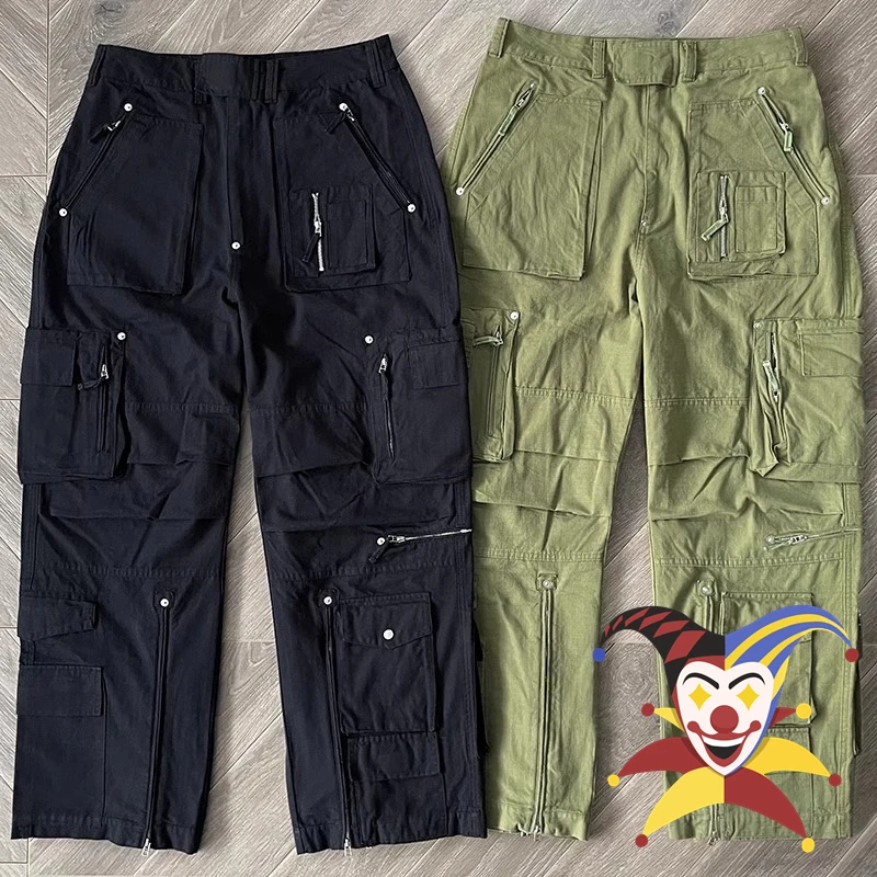 Project Capri Multi Pocket Sweatpants Jogger Men Women Best Quality Drawstring Overalls Cargo Patchwork Pants Trousers