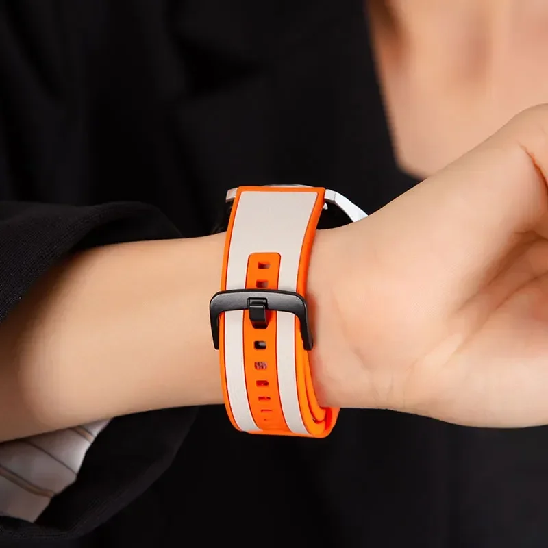Силиконовый ремешок для Xiaomi Mi Band 9 Pro/8 Pro, двухцветный браслет с одуванчиком, браслет для Redmi Watch 4/5, сменный ремень