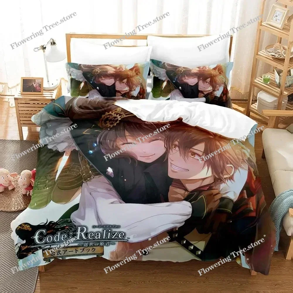 

Code Realize Guardian of Rebirth Bedding Set Duvet Cover Bed Set Quilt Cover Pillowcase Comforter king Queen Size Boys Adult
