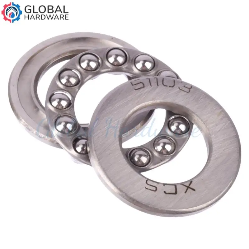 ตลับลูกปืนแบบแบน 51103 ใช้สำหรับแกนหมุนของเครื่องกลึงศูนย์เครื่องจักรกล ฯลฯ