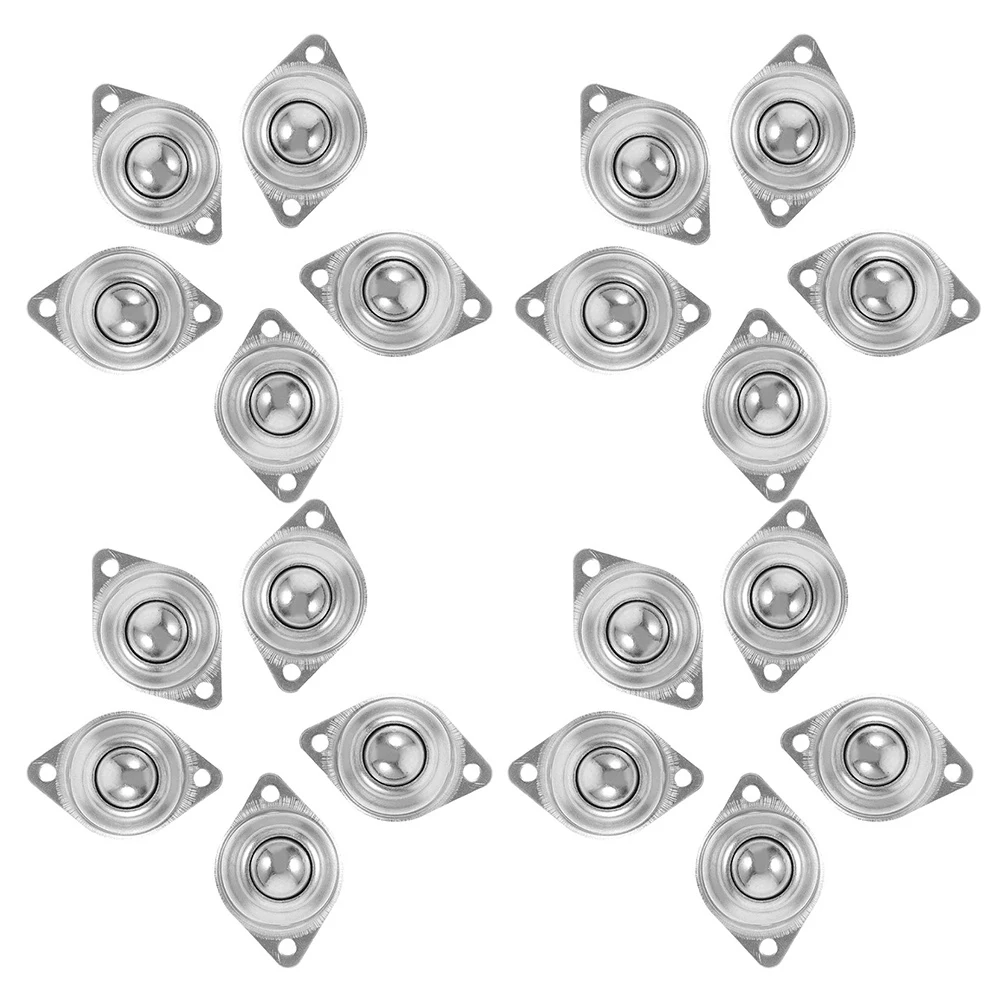 

30pcs Ball Transfer Bearing Swivel Wheels Low Profile Universal Caster Wheels For niture Kitchen Appliances Trash Can Sticky