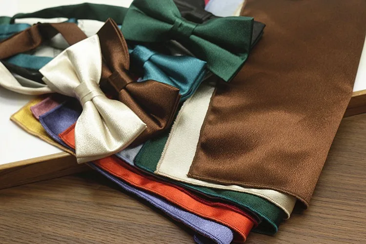 New 23CM Solid White Black Brown Pocket Square Women Casual Pink Handkerchief Groom Wedding Party Shirt Accessories Luxury Hanky