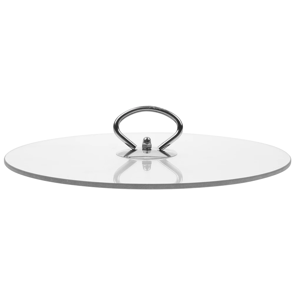 

Steel Tempered Glass Universal Lid 10 Inch Clear Round Cookware Cover Pot Pan Skillet Microwave Splatter Guard