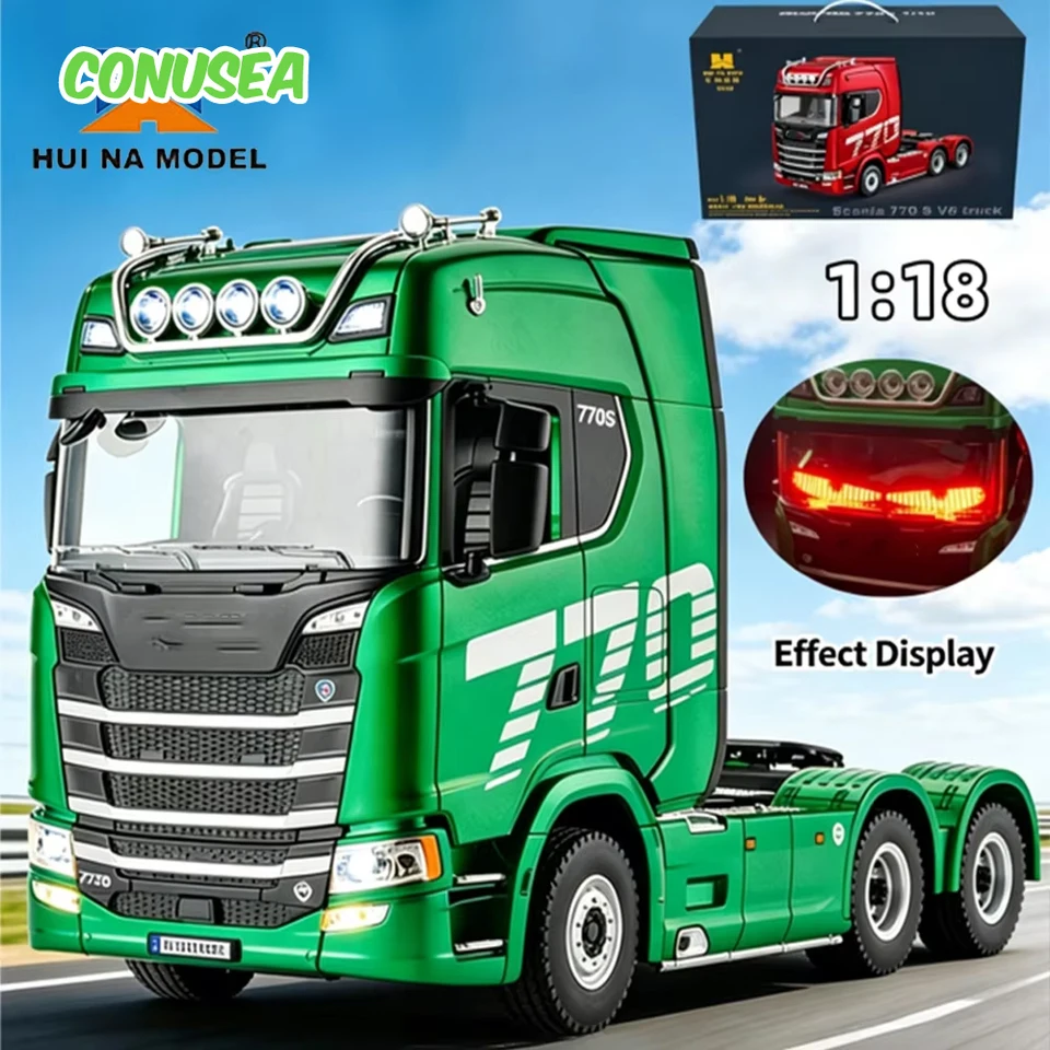 HUINA 1501 770S 1/18 Rc Truck Trailer Tractor Remote Control Car