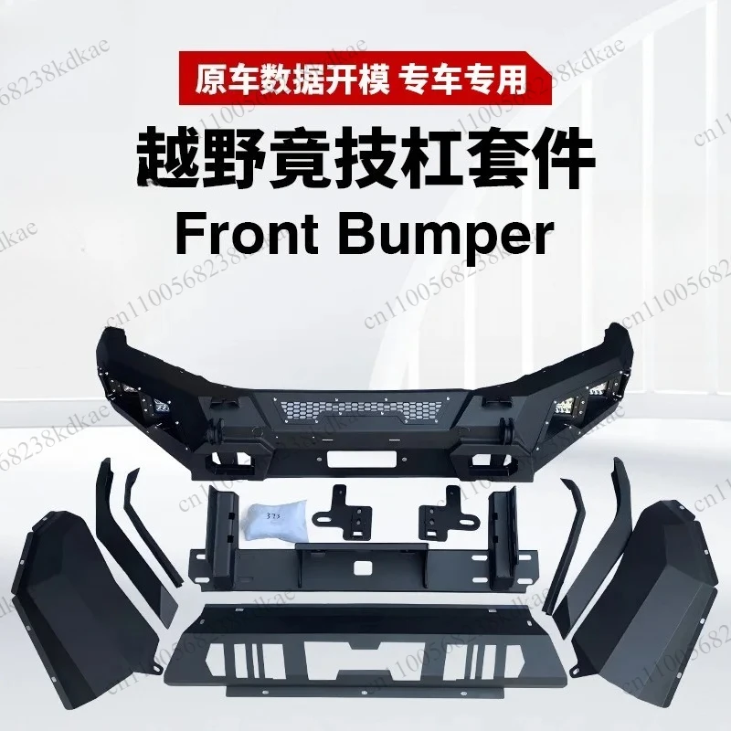 Pickup Truck Front Bumper Fit Hilux Ranger D-MAX Triton NP300 4X4 Offroad Modification Bar