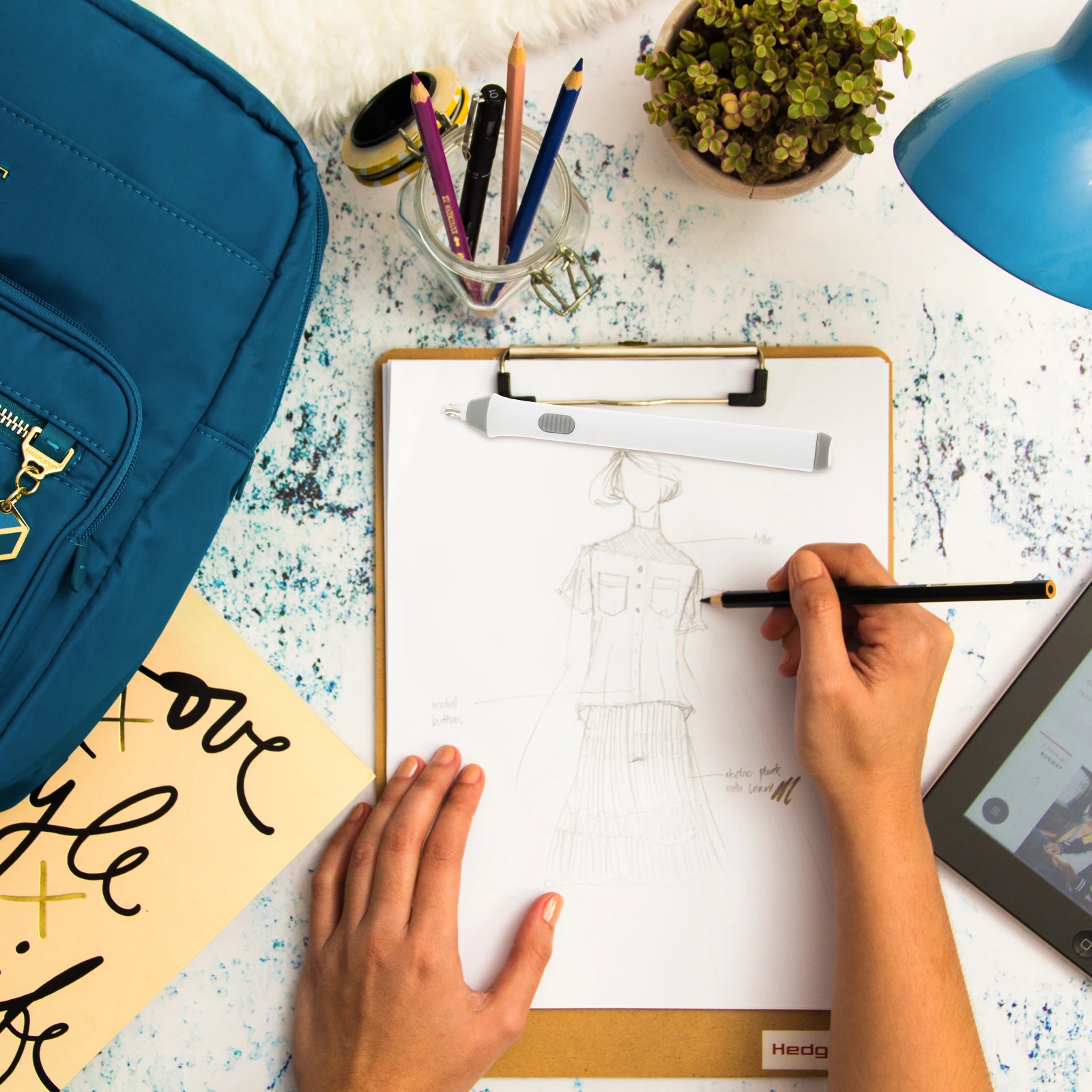 

Electric Eraser Lightweight Portable Professional Sketch Modification ToolABS Material Sturdy Long Time Use Efficient