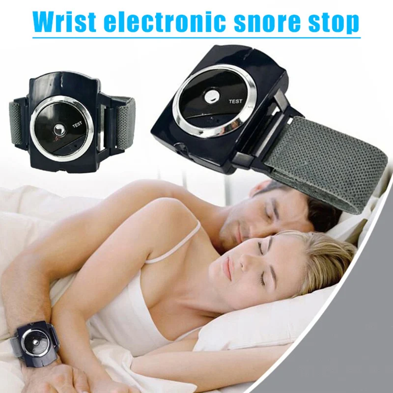 Anti-Snoring Wristband Sleep Connection Anti-Snore Bracelet Device Snoring Aid Sleeping Personal Health Care 4x5.8x1.3cm TK-ing