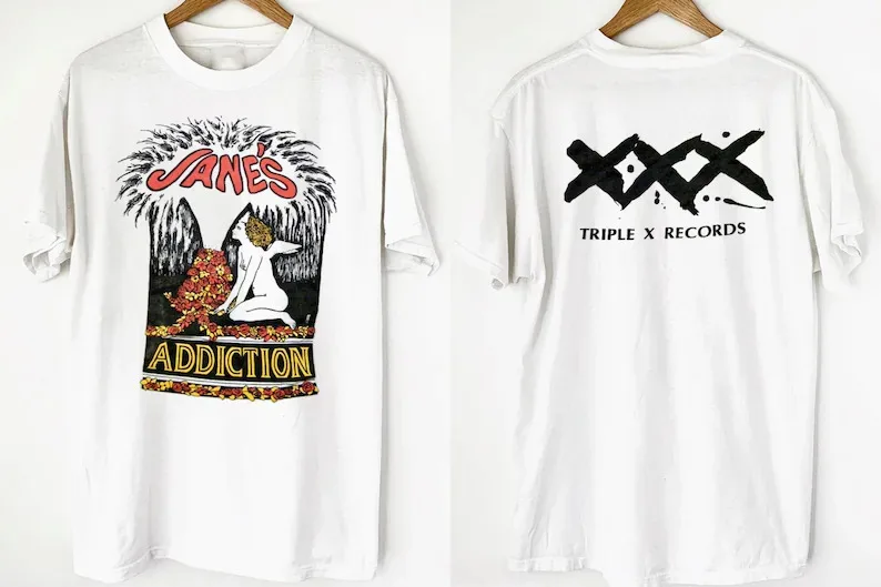 1987 Jane’s Addiction Triple X Record Album Promo T-Shirt