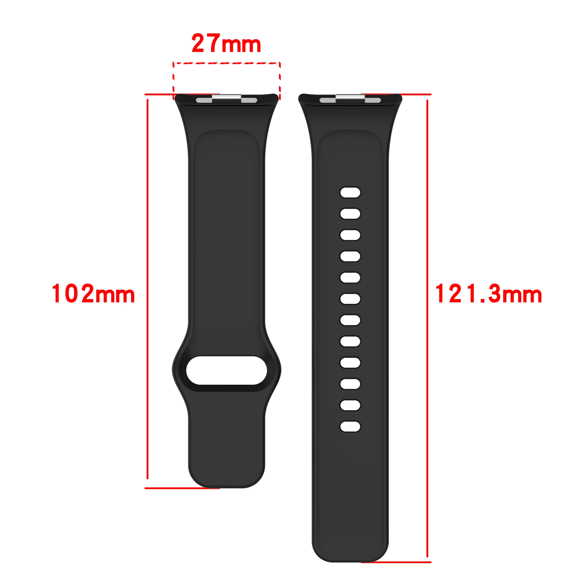 Fashion Silicone Watch Strap For Xiaomi Redmi Watch 6 Active Global Version Smartwatch Band Bracelet Sport Wristband Strap New