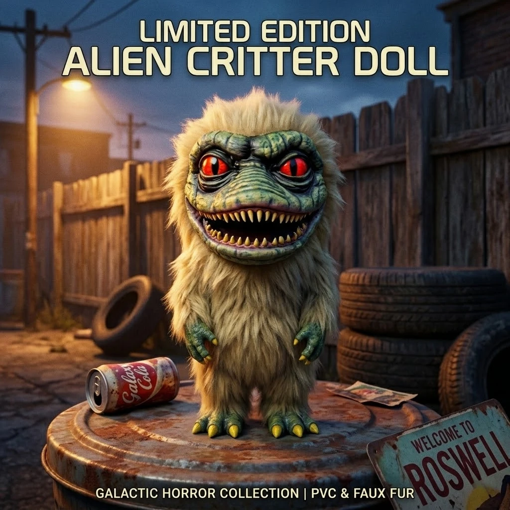 Funny Ugly Monster Doll Horror Plush Figurine Creepy Creature Toy Halloween Desk Decoration Gothic Collectible Doll Party Decor