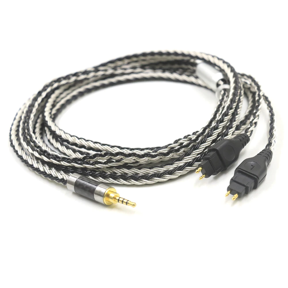 Wysokiej jakości 2.5mm 3.5mm XLR zrównoważony 16 rdzeń słuchawek wymienić kabel aktualizacji dla SENNHEISER HD600 HD650 HD600s HDxx x HD580